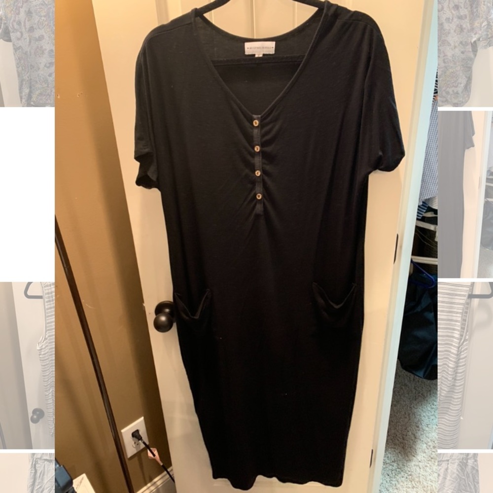 Brickyard Buffalo house dress black midi S